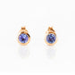 The Tube, Tanzanite Stud Earring - Victoria's Jewellery