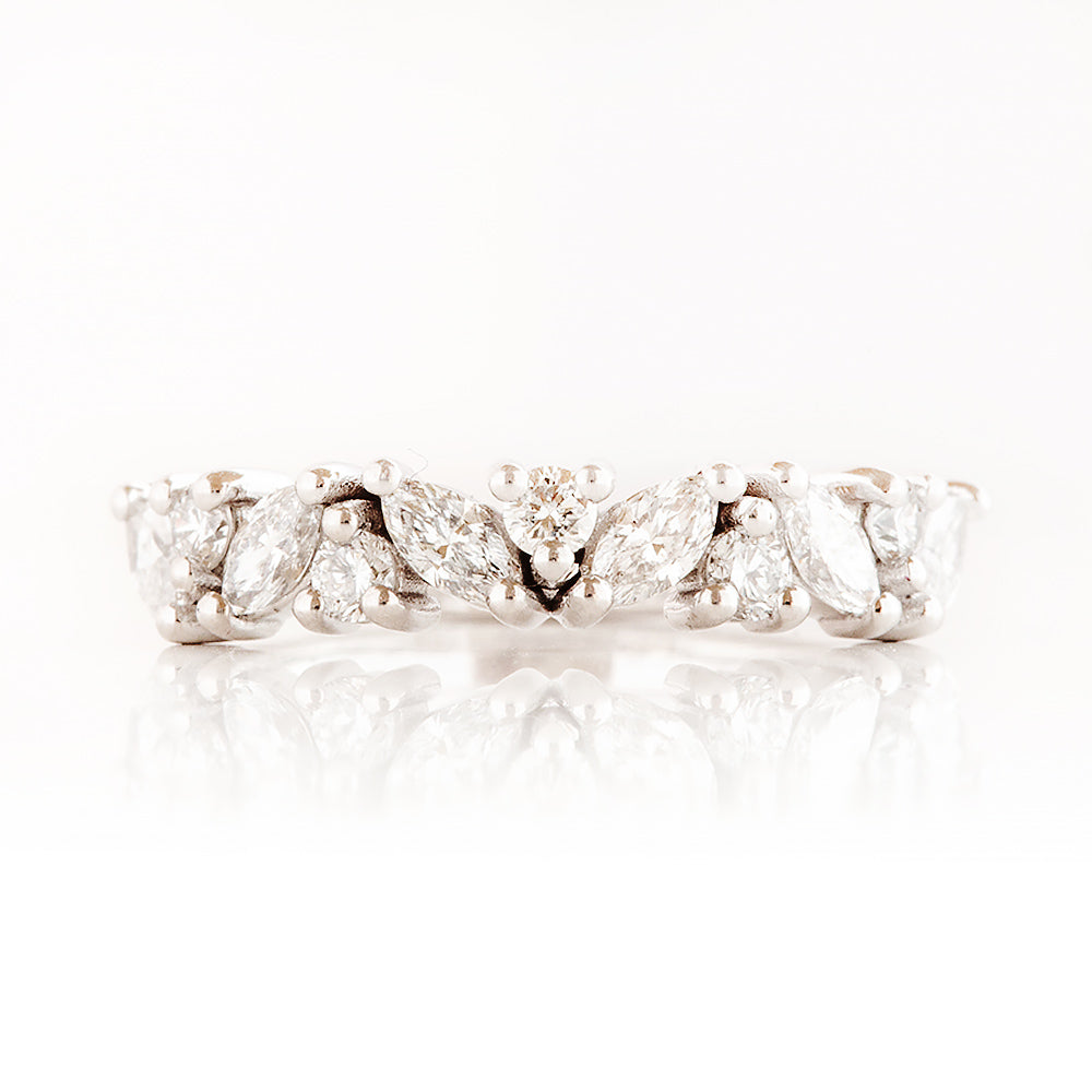 Tiani, a Lab Diamond Wedding Band - Victoria's Jewellery