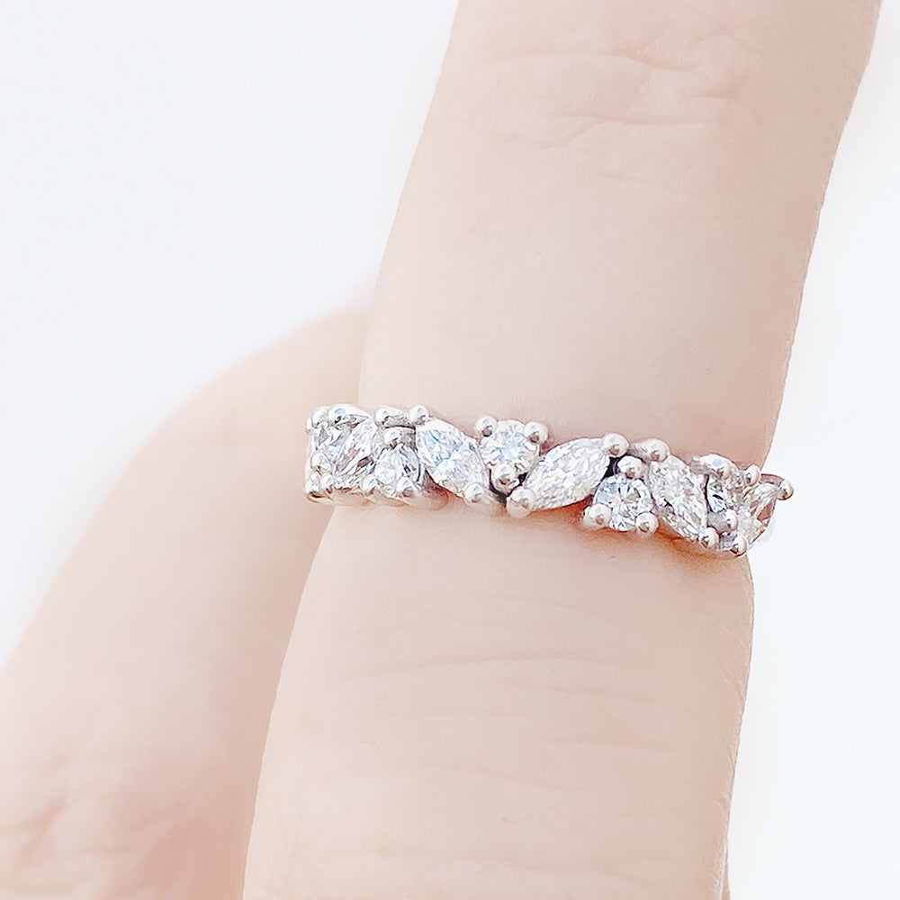 Tiani, a Lab Diamond Wedding Band - Victoria's Jewellery
