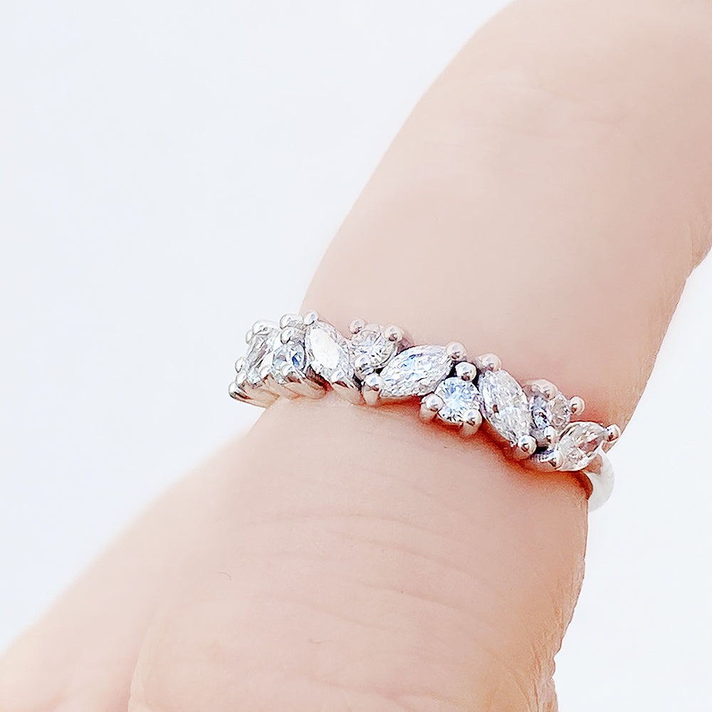 Tiani, a Lab Diamond Wedding Band - Victoria's Jewellery