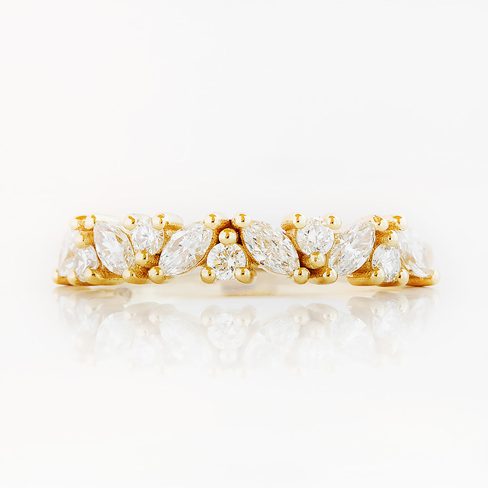 Tiani, a Lab Diamond Wedding Band - Victoria's Jewellery