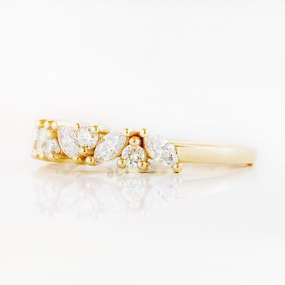 Tiani, a Lab Diamond Wedding Band - Victoria's Jewellery