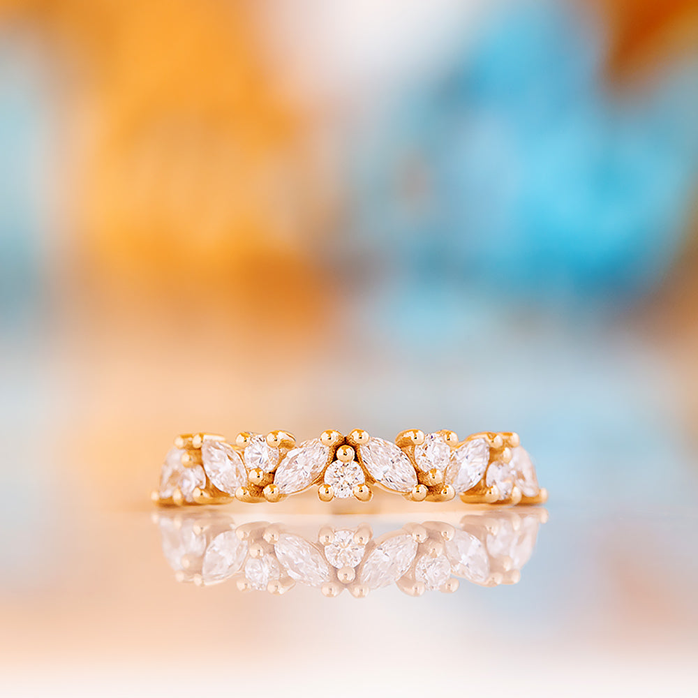 Tiani, a Lab Diamond Wedding Band - Victoria's Jewellery