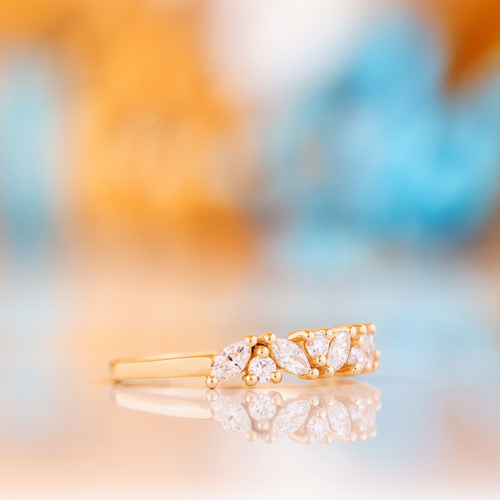 Tiani, a Lab Diamond Wedding Band - Victoria's Jewellery