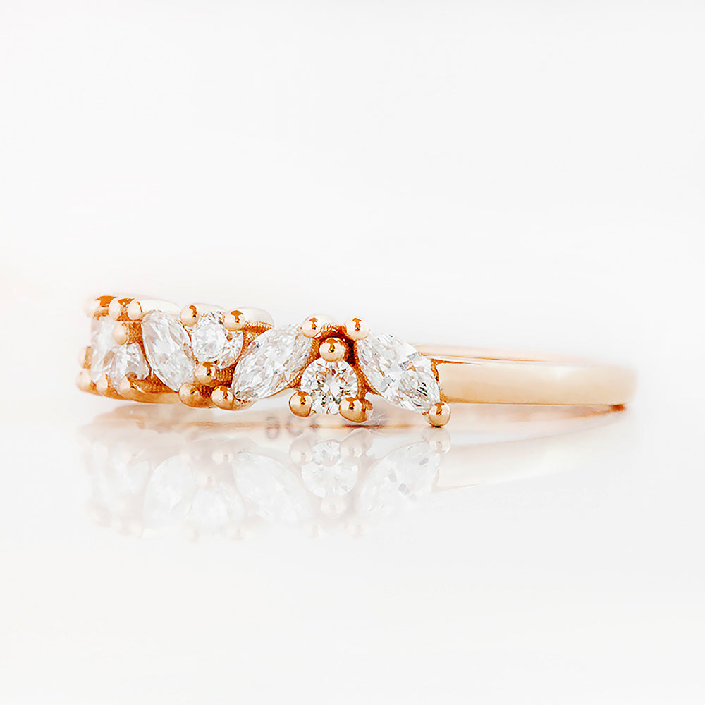 Tiani, a Lab Diamond Wedding Band - Victoria's Jewellery