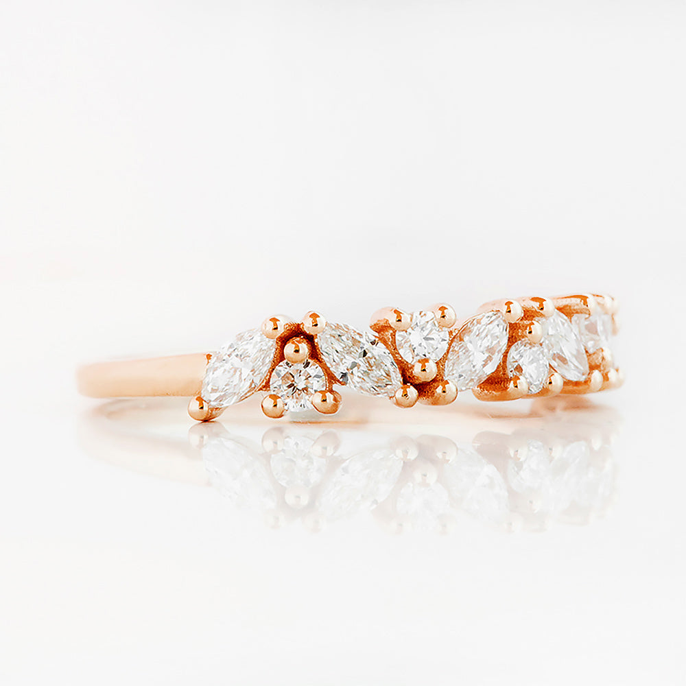 Tiani, a Lab Diamond Wedding Band - Victoria's Jewellery