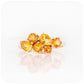 Round and Pear cut Yellow Citrine Cluster Anniversary Ring - Victoria's Jewellery