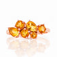 The Ena, a Cluster Ring with Citrine - Victoria's Jewellery