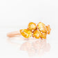The Ena, a Cluster Ring with Citrine