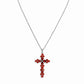 The Garnet Cross Necklace