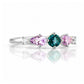 Rina, Topaz, Amethyst and Lab Diamond Ring - Victoria's Jewellery
