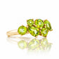 Ena, Peridot Cluster Ring - Victoria's Jewellery