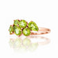 Ena, Peridot Cluster Ring - Victoria's Jewellery