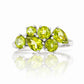 Ena, Peridot Cluster Ring - Victoria's Jewellery