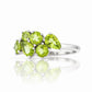 Ena, Peridot Cluster Ring - Victoria's Jewellery