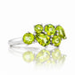 Ena, Peridot Cluster Ring - Victoria's Jewellery