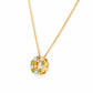 Circle of Life Necklace - Diamond and Peridot