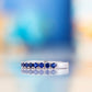 Emma, Lab Grown Blue Sapphire Half Eternity Ring - 2mm