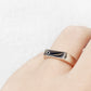 Logan, a Black Diamond Signet Ring - Victoria's Jewellery