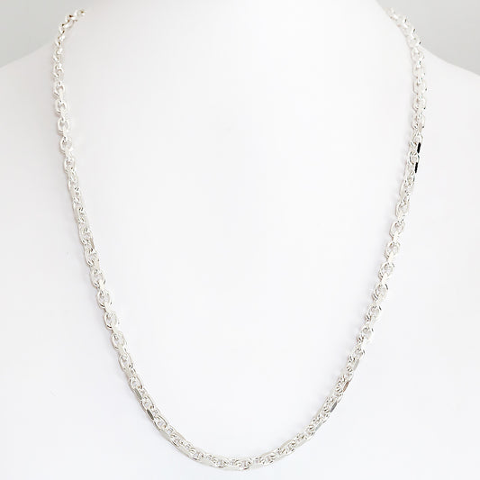 Sterling Silver Anchor Chain  - 50cm - Victoria's Jewellery