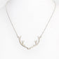 Handmade Antler Necklace in Sterling Silver - Victoria's Jewellery