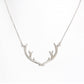 Handmade Antler Necklace in Sterling Silver - Victoria's Jewellery