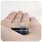 Silver Groove Black Brushed Tungsten Mens Wedding Ring - Victoria's Jewellery