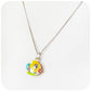 Goldie, a Sterling Silver Enamelled Fish Necklace