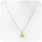 Goldie, a Sterling Silver Enamelled Fish Necklace