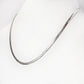 Flat Snake Chain in Sterling Silver - 45cm