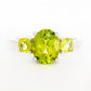 Hallie, a Peridot Trilogy Ring - Victoria's Jewellery