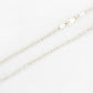 Textured Rolo Shiny Chain in Sterling Silver - 3mm - Victoria's Jewellery
