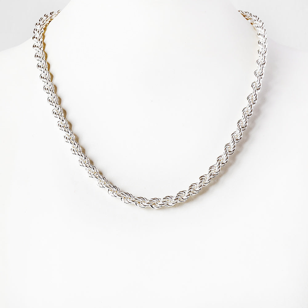 Rope Chain in Sterling Silver