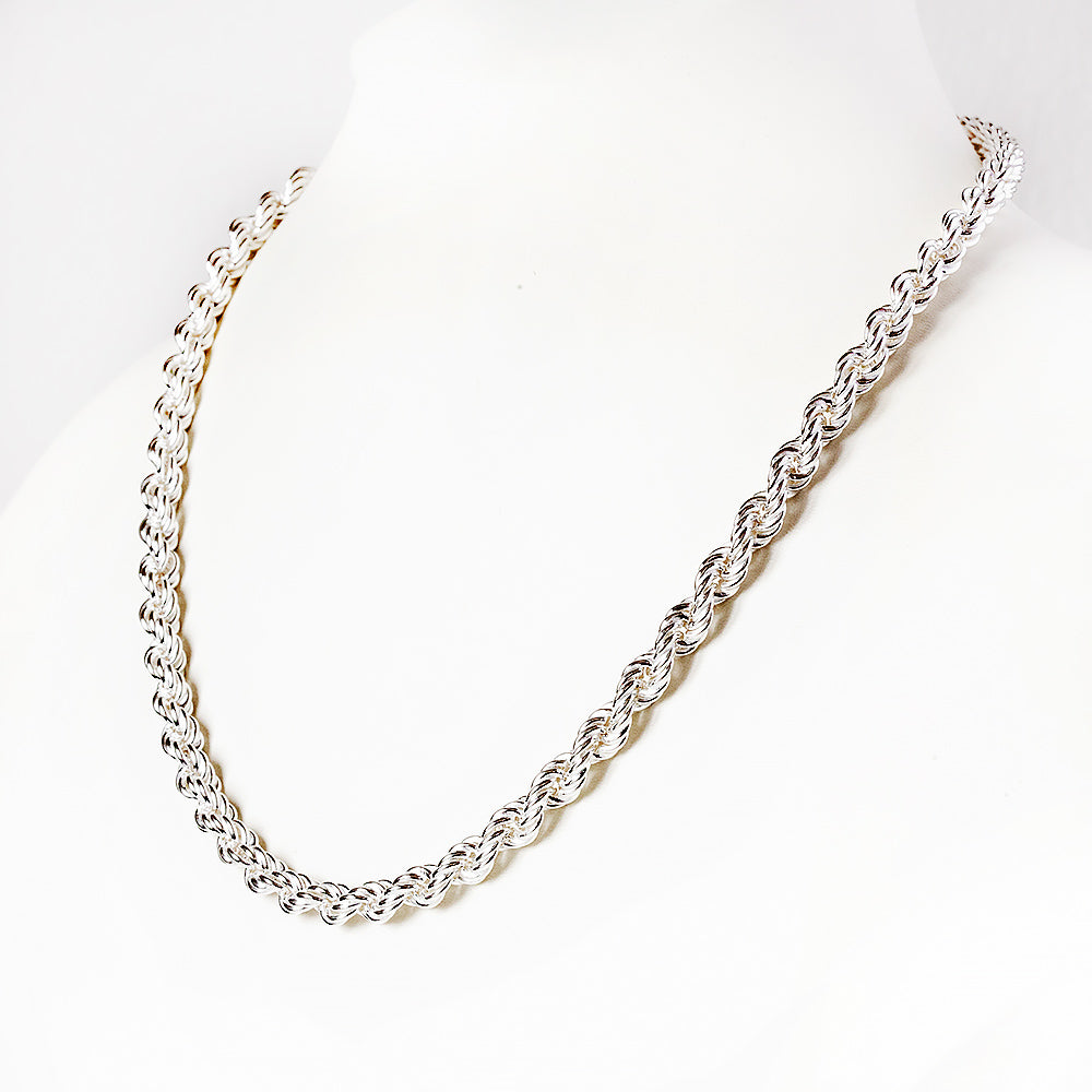 Rope Chain in Sterling Silver