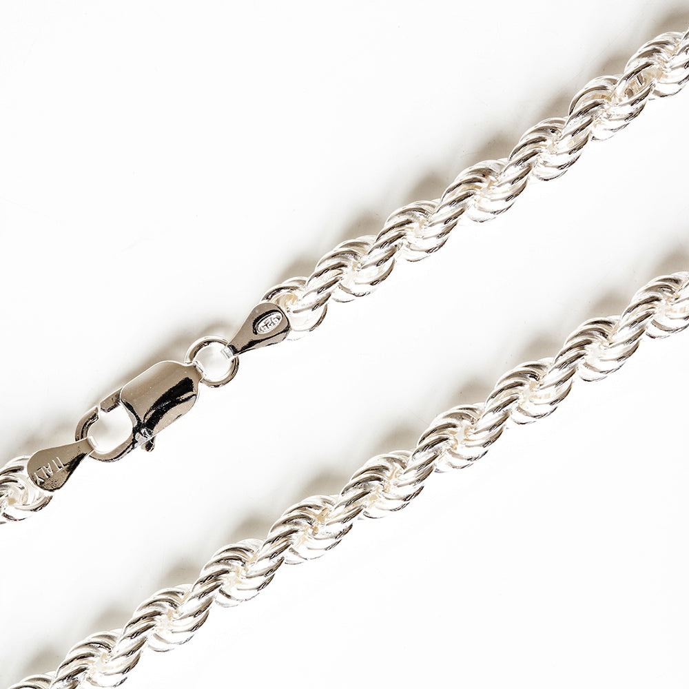 Rope Chain in Sterling Silver