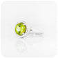 Round cut Peridot Ring in Sterling Silver - Victoria's Jewellery