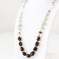 Smoky Quartz, Amazonite, Citrine and Rock Crystal Necklace - 90cm - Victoria's Jewellery