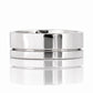 Angelo, Gold Grooved Mens Wedding Ring - Polished - Victoria's Jewellery