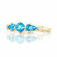 Rina, a Topaz and Lab Diamond Stack Ring - Victoria's Jewellery