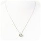 Circle of Life Necklace - Blue Topaz and Prasiolite