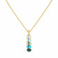Willow, Topaz and Lab Diamond Necklace