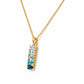 Willow, Topaz and Lab Diamond Necklace