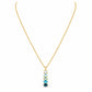Willow, Topaz and Lab Diamond Necklace