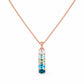 Willow, Topaz and Lab Diamond Necklace