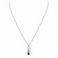 Willow, Topaz and Lab Diamond Necklace