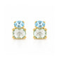 Charlotte, Topaz and Prasiolite Stud Earring - Victoria's Jewellery