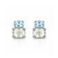 Charlotte, Topaz and Prasiolite Stud Earring - Victoria's Jewellery