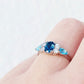 Ariana, a Topaz and White Sapphire Ring