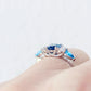 Ariana, a Topaz and White Sapphire Ring