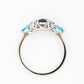 Ariana, a Topaz and White Sapphire Ring